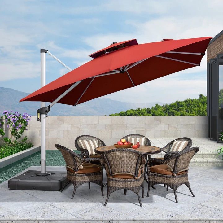 Square Lawn Umbrella